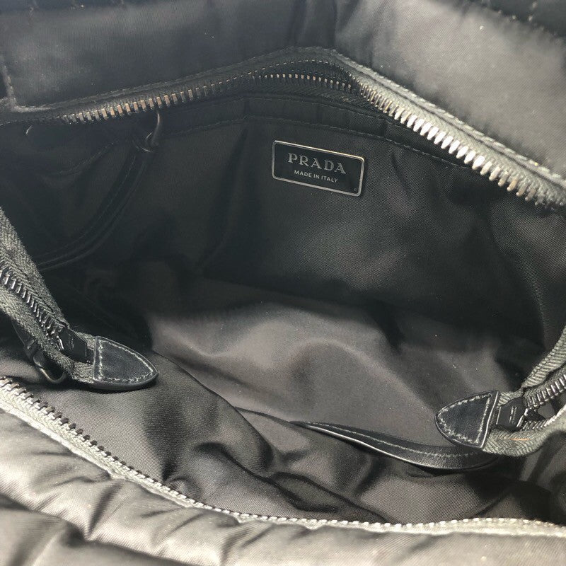 プラダ PRADA テスートソフト　ハンドバッグ １BG266 ブラック ナイロン レディース ハンドバッグ