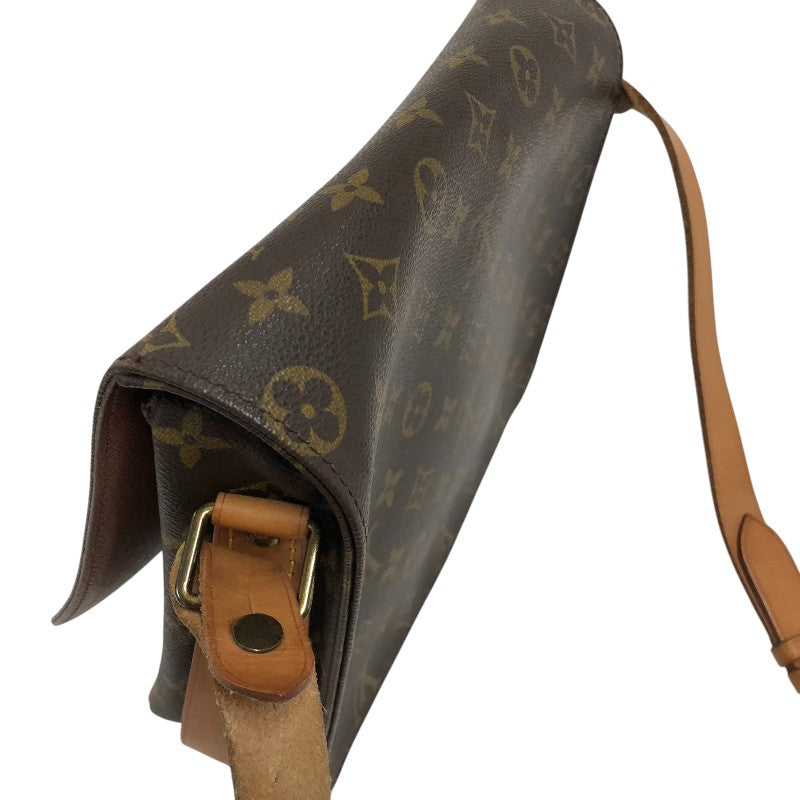 ルイ・ヴィトン LOUIS VUITTON カルトシエールGM M51252 ブラウン モノグラムキャンバス レディース ショルダーバッグ