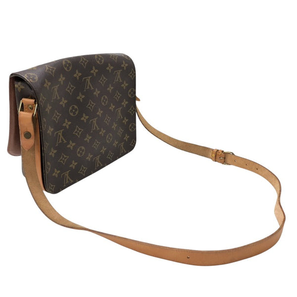 ルイ・ヴィトン LOUIS VUITTON カルトシエールGM M51252 ブラウン モノグラムキャンバス レディース ショルダーバッグ