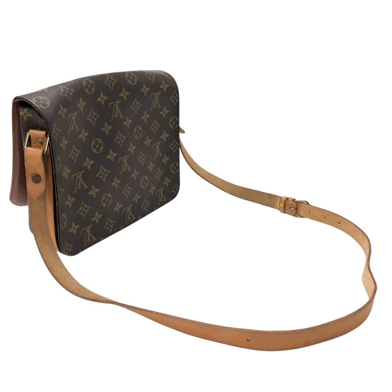 ルイ・ヴィトン LOUIS VUITTON カルトシエールGM M51252 ブラウン モノグラムキャンバス レディース ショルダーバッグ