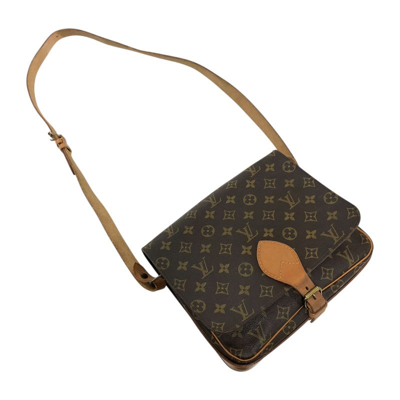 ルイ・ヴィトン LOUIS VUITTON カルトシエールGM M51252 ブラウン モノグラムキャンバス レディース ショルダーバッグ