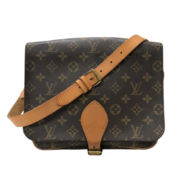 ルイ・ヴィトン LOUIS VUITTON カルトシエールGM M51252 ブラウン モノグラムキャンバス レディース ショルダーバッグ