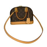 ルイ・ヴィトン LOUIS VUITTON アルマBB M53152 ブラウン モノグラムキャンバス レディース ショルダーバッグ