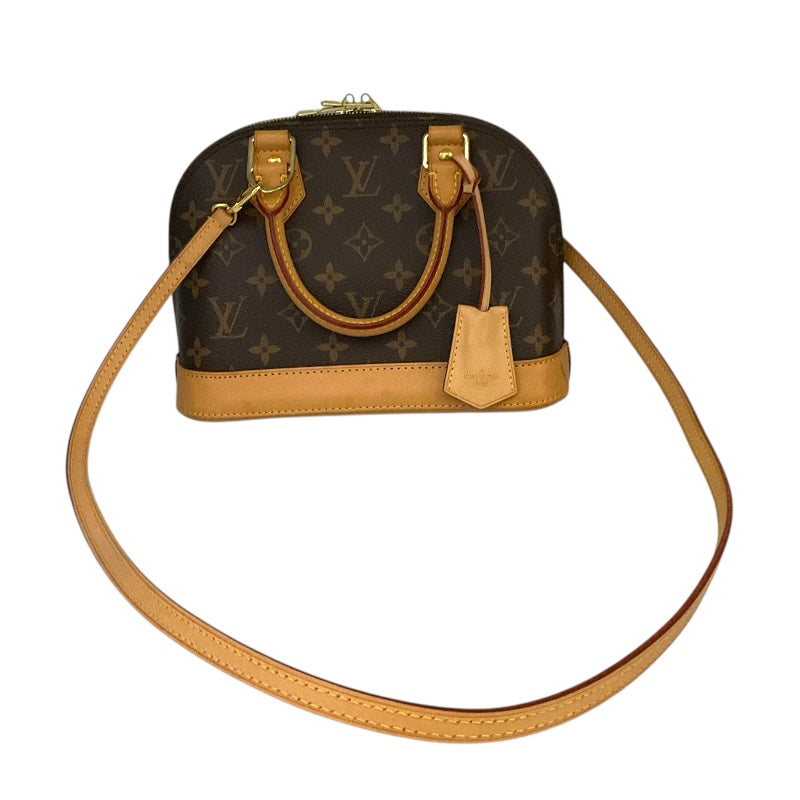 ルイ・ヴィトン LOUIS VUITTON アルマBB M53152 ブラウン モノグラムキャンバス レディース ショルダーバッグ