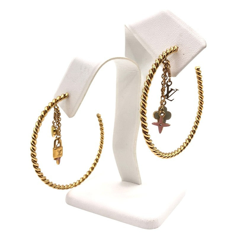 ルイ・ヴィトン LOUIS VUITTON クレオールスウィートモノグラムピアス ゴールド GP アクセサリー