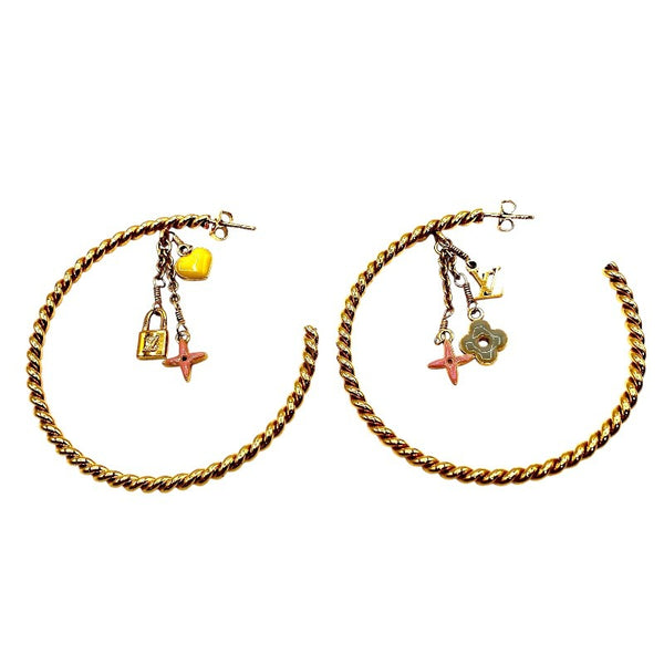 ルイ・ヴィトン LOUIS VUITTON クレオールスウィートモノグラムピアス ゴールド GP アクセサリー