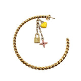 ルイ・ヴィトン LOUIS VUITTON クレオールスウィートモノグラムピアス ゴールド GP アクセサリー