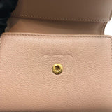 セリーヌ CELINE ファインストラップウォッレトニノ 10M963 ソフトピーチ×GD金具 カーフ レディース 三つ折り財布