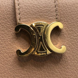 セリーヌ CELINE ファインストラップウォッレトニノ 10M963 ソフトピーチ×GD金具 カーフ レディース 三つ折り財布