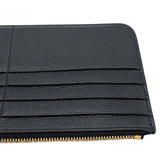 バレンシアガ BALENCIAGA キャッシュジップポーチ 637149 ブラック レザー メンズ カードケース