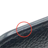 バレンシアガ BALENCIAGA キャッシュジップポーチ 637149 ブラック レザー メンズ カードケース