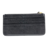 バレンシアガ BALENCIAGA キャッシュジップポーチ 637149 ブラック レザー メンズ カードケース