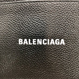 バレンシアガ BALENCIAGA キャッシュジップポーチ 637149 ブラック レザー メンズ カードケース