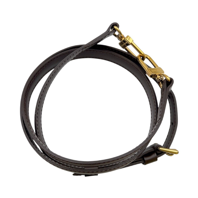 ルイ・ヴィトン LOUIS VUITTON ショルダーストラップ ブラウン レザー ユニセックス ショルダーストラップ