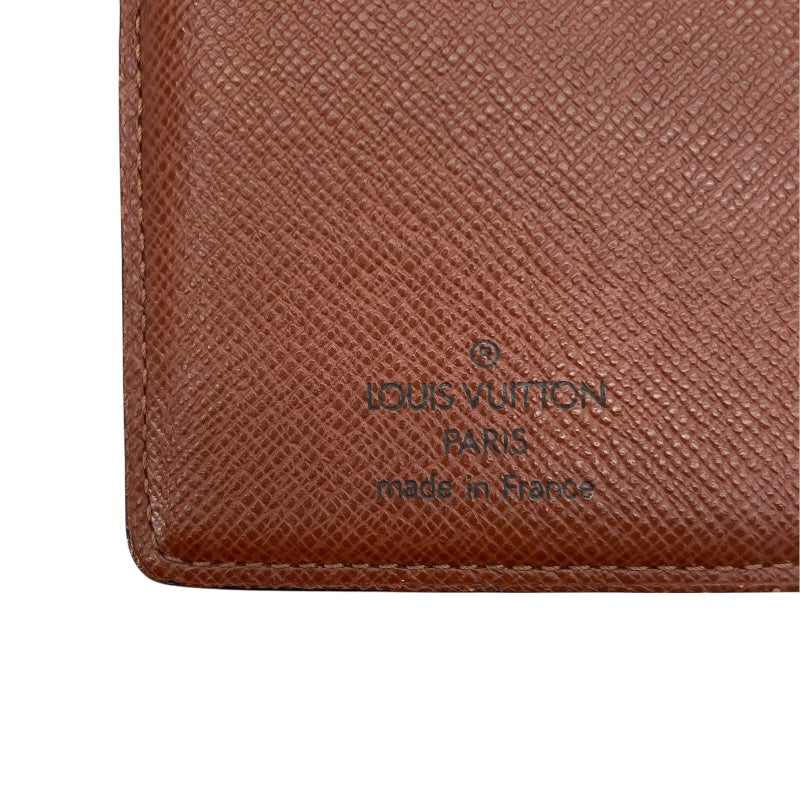 ルイ・ヴィトン LOUIS VUITTON ポルトフォイユ・ヴィエノワ M61663 ブラウン モノグラムキャンバス ユニセックス 二つ折り財布
