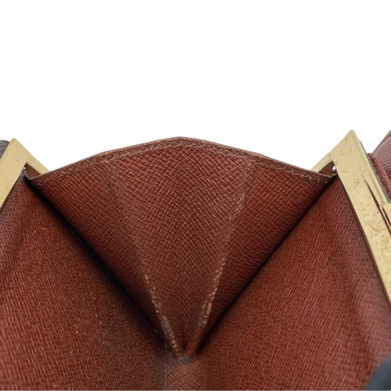 ルイ・ヴィトン LOUIS VUITTON ポルトフォイユ・ヴィエノワ M61663 ブラウン モノグラムキャンバス ユニセックス 二つ折り財布
