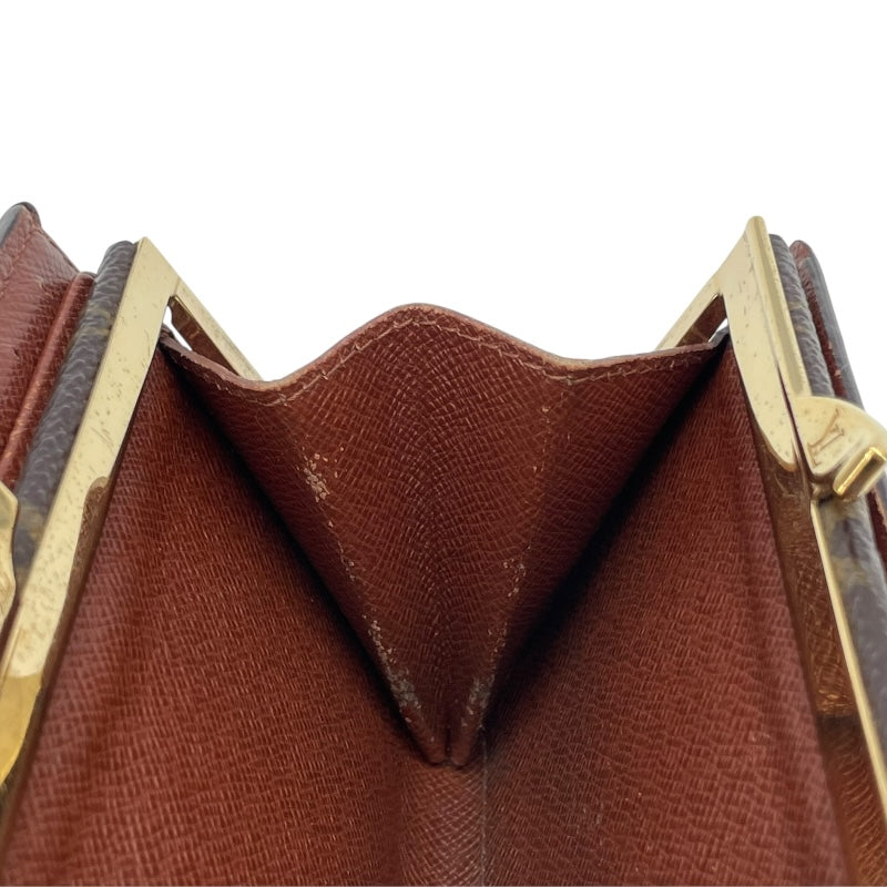 ルイ・ヴィトン LOUIS VUITTON ポルトフォイユ・ヴィエノワ M61663 ブラウン モノグラムキャンバス ユニセックス 二つ折り財布