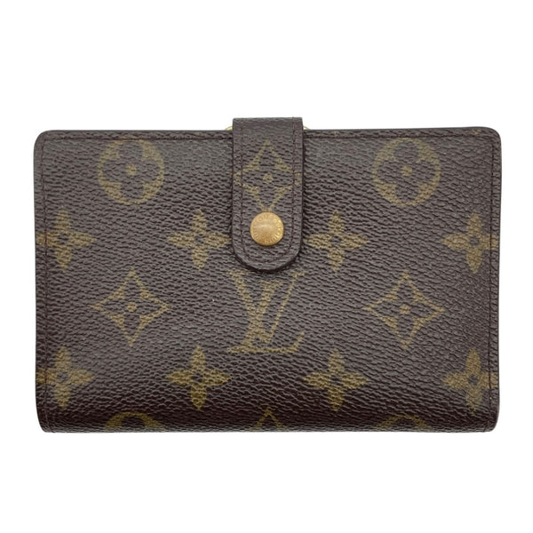 ルイ・ヴィトン LOUIS VUITTON ポルトフォイユ・ヴィエノワ M61663 ブラウン モノグラムキャンバス ユニセックス 二つ折り財布