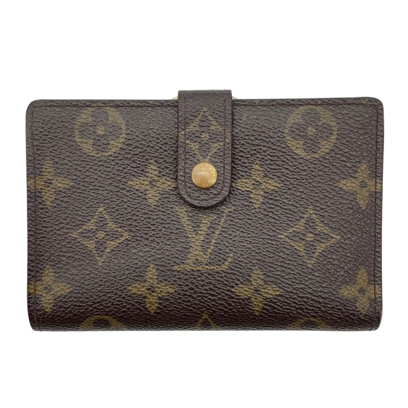 ルイ・ヴィトン LOUIS VUITTON ポルトフォイユ・ヴィエノワ M61663 ブラウン モノグラムキャンバス ユニセックス 二つ折り財布