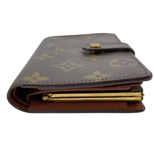 ルイ・ヴィトン LOUIS VUITTON ポルトフォイユ・ヴィエノワ M61663 ブラウン モノグラムキャンバス ユニセックス 二つ折り財布