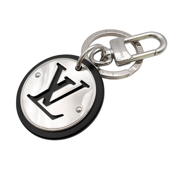 ルイ・ヴィトン LOUIS VUITTON ポルトクレ・LVサークル M00741 シルバー/ブラック レディース キーホルダー