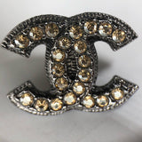 シャネル CHANEL ココマークピアス シルバー メタル・ストラス レディース ピアス