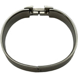 エルメス HERMES クリッククラックGM ピンク/シルバー エナメル/メタル アクセサリー