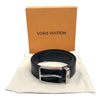 ルイ・ヴィトン LOUIS VUITTON サンチュール・ポンヌフ 35MM M6065 ブラック レザー/メタル メンズ ベルト
