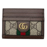 グッチ GUCCI GGスプリームカードケース 523159 ブラウン GGスプリーム レディース カードケース