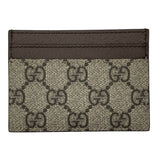 グッチ GUCCI GGスプリームカードケース 523159 ブラウン GGスプリーム レディース カードケース