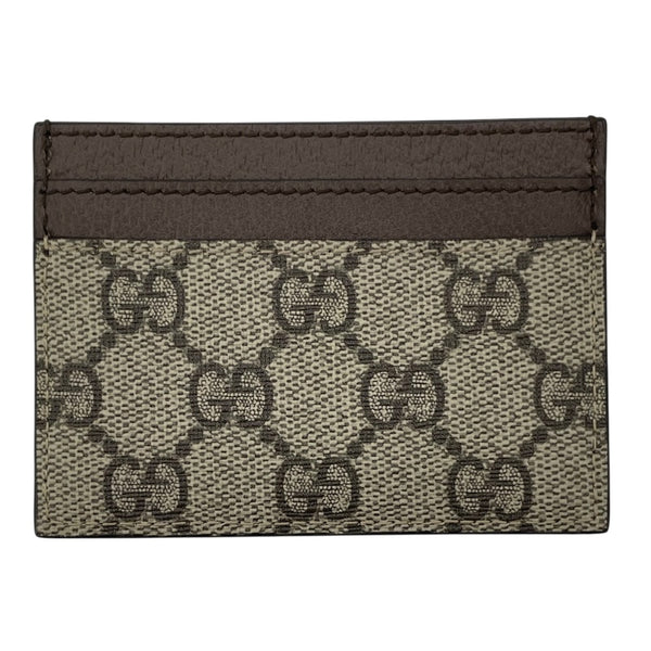 グッチ GUCCI GGスプリームカードケース 523159 ブラウン GGスプリーム レディース カードケース