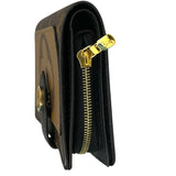 ルイ・ヴィトン LOUIS VUITTON ポルトフォイユ・ジュリエット M69432 ブラウン×ブラック モノグラム ジャイアント・リバース ユニセックス 二つ折り財布