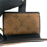 ルイ・ヴィトン LOUIS VUITTON ポルトフォイユ・ジュリエット M69432 ブラウン×ブラック モノグラム ジャイアント・リバース ユニセックス 二つ折り財布
