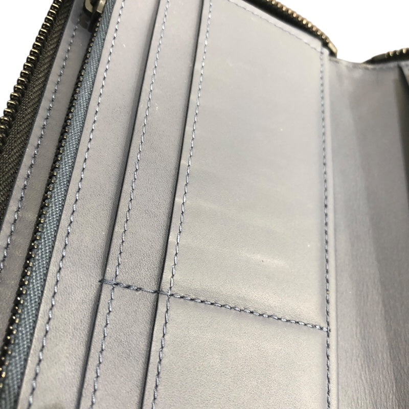 ルイ・ヴィトン LOUIS VUITTON ジッピーウォレット ヴェルティカル M82322 ブルー モノグラム・シャドウ メンズ 長財布