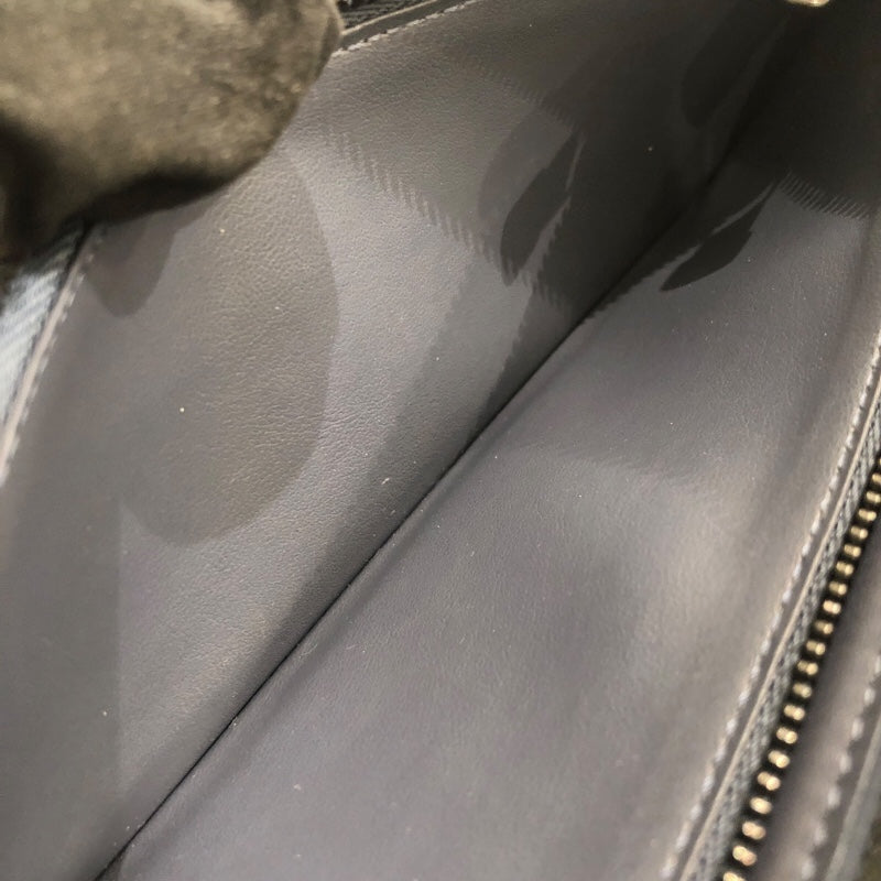 ルイ・ヴィトン LOUIS VUITTON ジッピーウォレット ヴェルティカル M82322 ブルー モノグラム・シャドウ メンズ 長財布