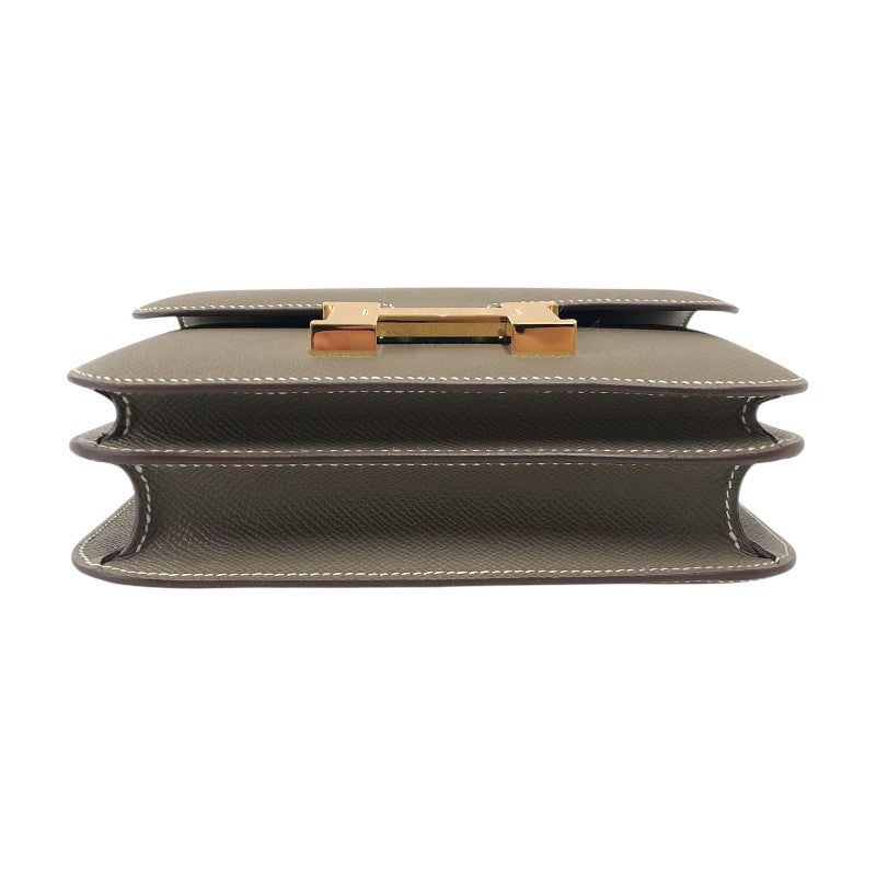 エルメス HERMES コンスタンス3ミニ W刻 エトゥープ GD金具 エプソン レディース ショルダーバッグ