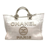 シャネル CHANEL ドーヴィル ラージ A66941 ゴールド金具 キャンバス レディース トートバッグ ショルダーバッグ