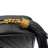 サンローラン SAINT LAURENT ルーミニバッグ 612579 ブラック GD金具 グレインレザー レディース ショルダーバッグ