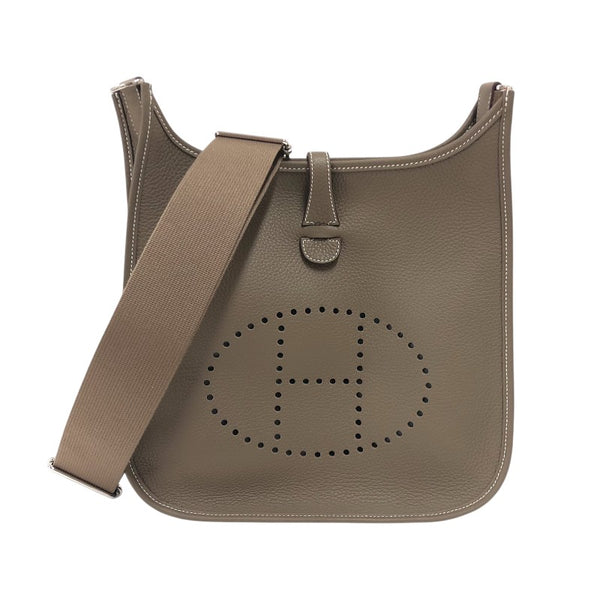 エルメス HERMES エヴリン3 PM W刻 エトゥープ シルバー金具 トリヨンクレマンス レディース ショルダーバッグ