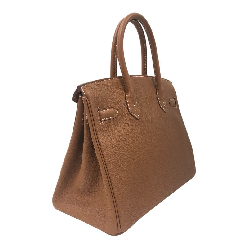 エルメス HERMES バーキン30 Z刻 ゴールド シルバー金具 トゴ レディース ハンドバッグ