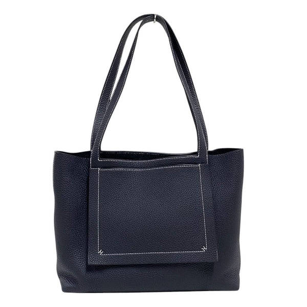 エルメス HERMES カバセリエ31 B刻 ブルーニュイ トリヨンクレマンス レディース トートバッグ