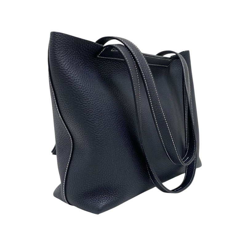 エルメス HERMES カバセリエ31 B刻 ブルーニュイ トリヨンクレマンス レディース トートバッグ
