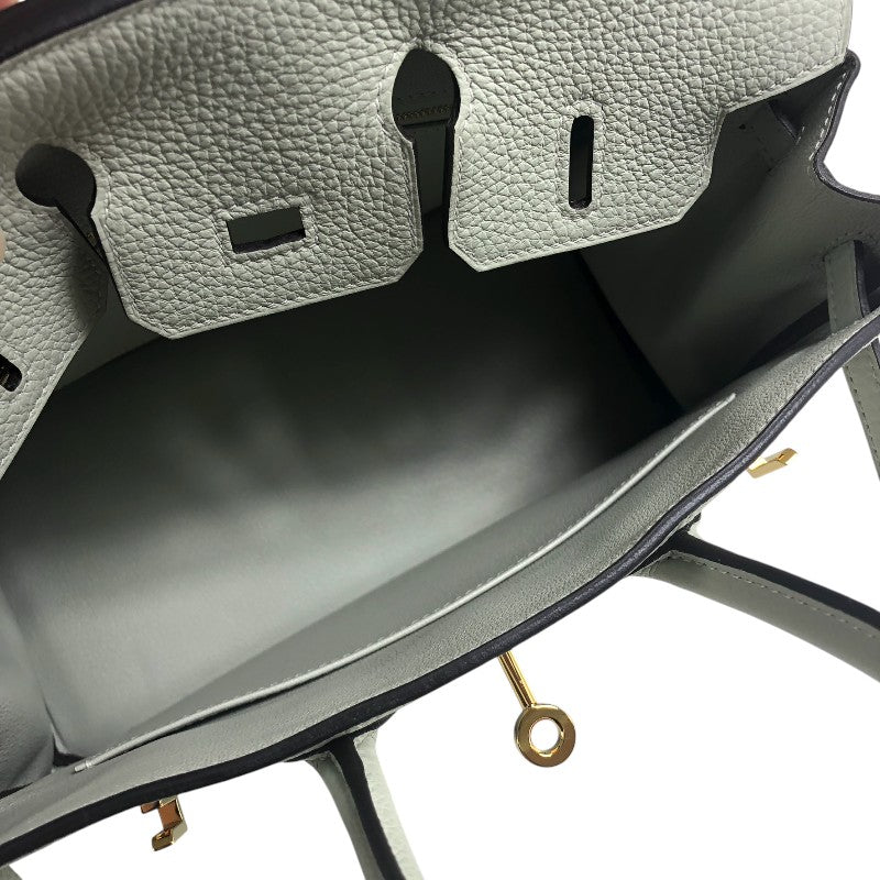 エルメス HERMES バーキン25 B刻 グリネヴェ ゴールド金具 トゴ レディース ハンドバッグ
