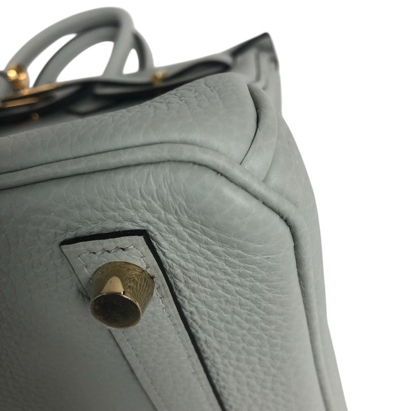 エルメス HERMES バーキン25 B刻 グリネヴェ ゴールド金具 トゴ レディース ハンドバッグ