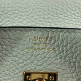 エルメス HERMES バーキン25 B刻 グリネヴェ ゴールド金具 トゴ レディース ハンドバッグ