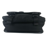 プラダ PRADA Re-Nylon xサフィアーノレザー ショルダーバッグ 2VD034 ブラック シルバー金具 ナイロン ナイロン メンズ ショルダーバッグ