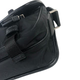 プラダ PRADA Re-Nylon xサフィアーノレザー ショルダーバッグ 2VD034 ブラック シルバー金具 ナイロン ナイロン メンズ ショルダーバッグ