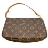 ルイ・ヴィトン LOUIS VUITTON ポシェット・アクセソワール M51980 ブラウン　ゴールド金具 モノグラム ユニセックス ハンドバッグ