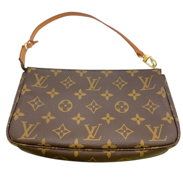 ルイ・ヴィトン LOUIS VUITTON ポシェット・アクセソワール M51980 ブラウン　ゴールド金具 モノグラム ユニセックス ハンドバッグ