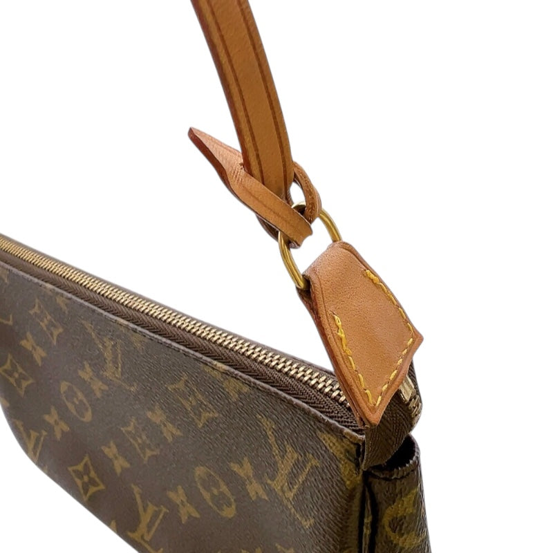 ルイ・ヴィトン LOUIS VUITTON ポシェット・アクセソワール M51980 ブラウン　ゴールド金具 モノグラム ユニセックス ハンドバッグ